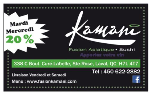 Kamani à Laval